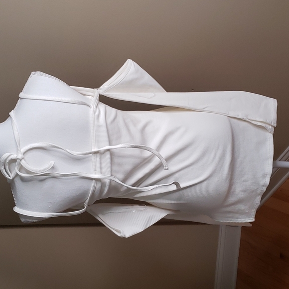 NWOT Cream mini dress size M - Picture 4 of 9